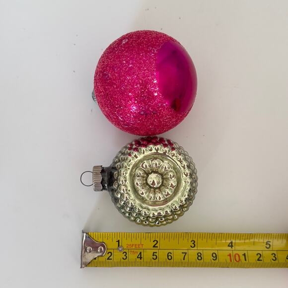 1940's Era Shiny Brite Box and Glass Ornaments Made in USA Max Eckardt - Picture 9 of 15